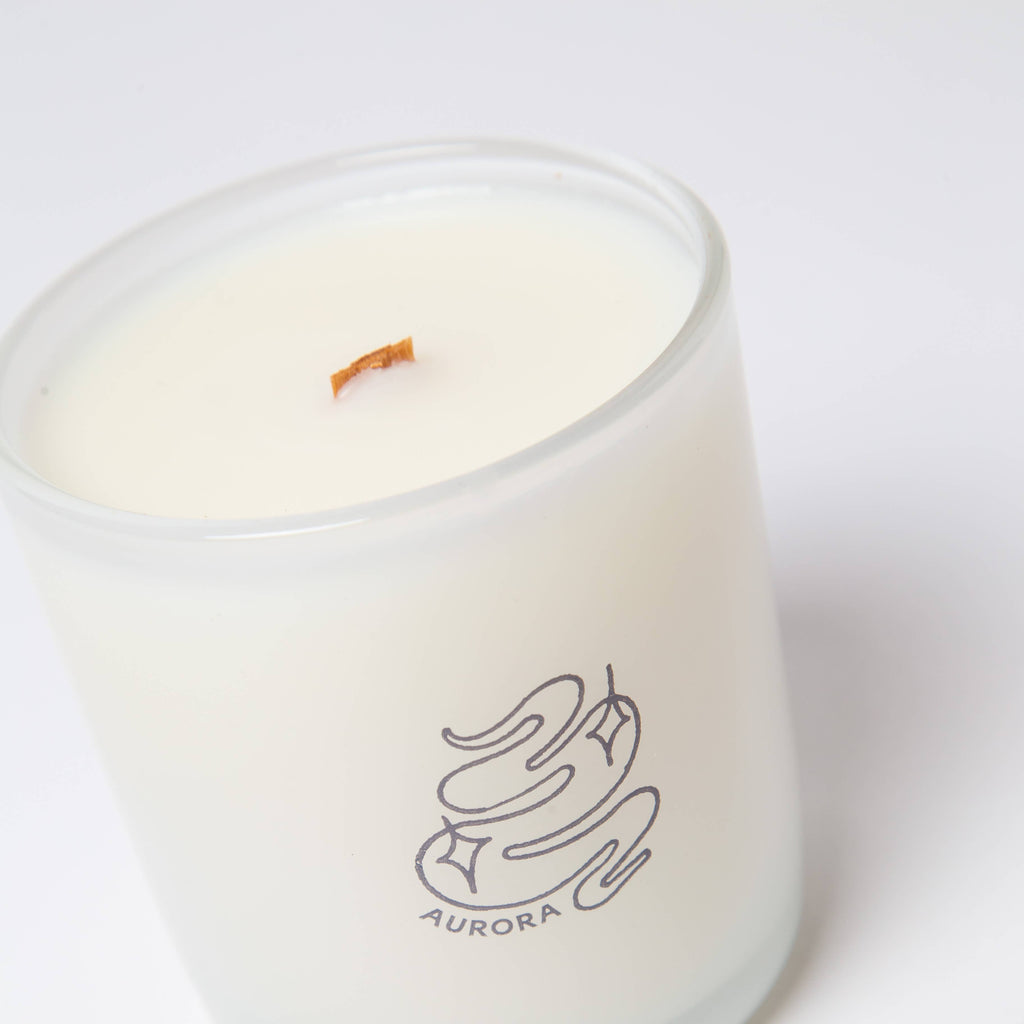 Milk Jar Candle Co - Aurora candle - Mahogany Teakwood & Aspen | Scout & Co