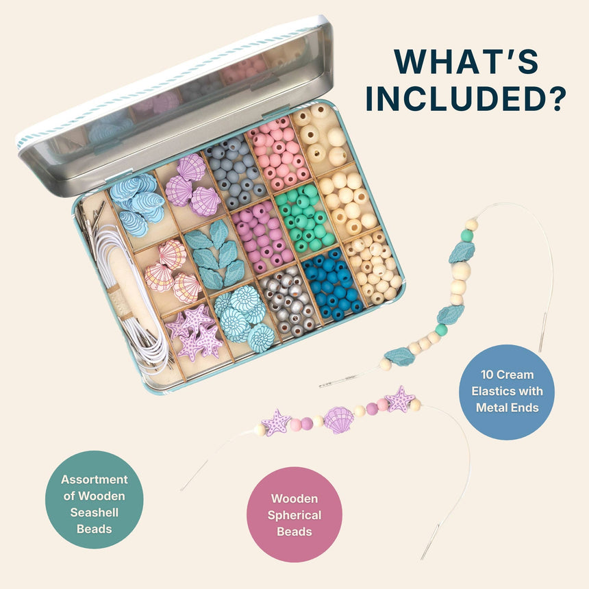 Cotton Twist - Seashell Treasures Bracelet Making Kit | Scout & Co