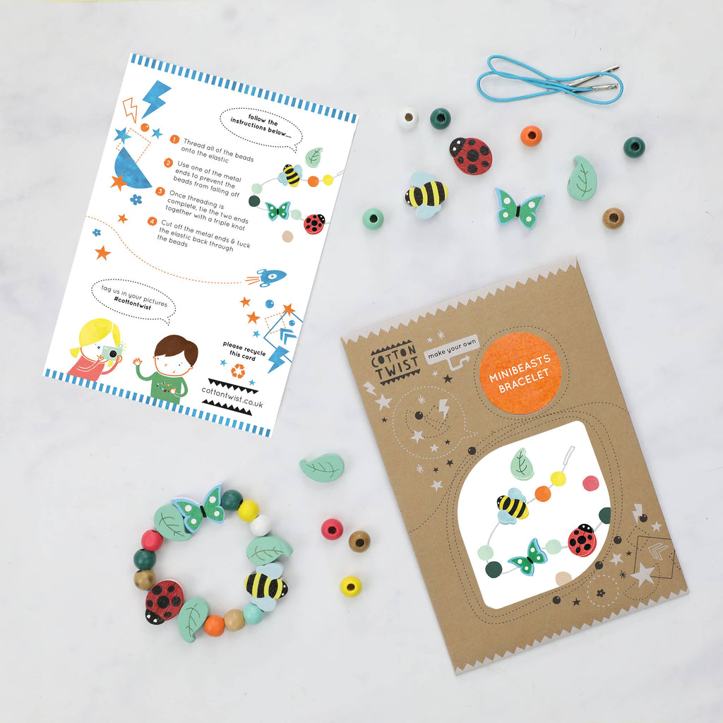 Cotton Twist - Make Your Own Minibeast Bracelet | Scout & Co