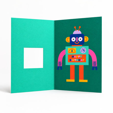 Rumble Cards - Robot die-cut card | Scout & Co