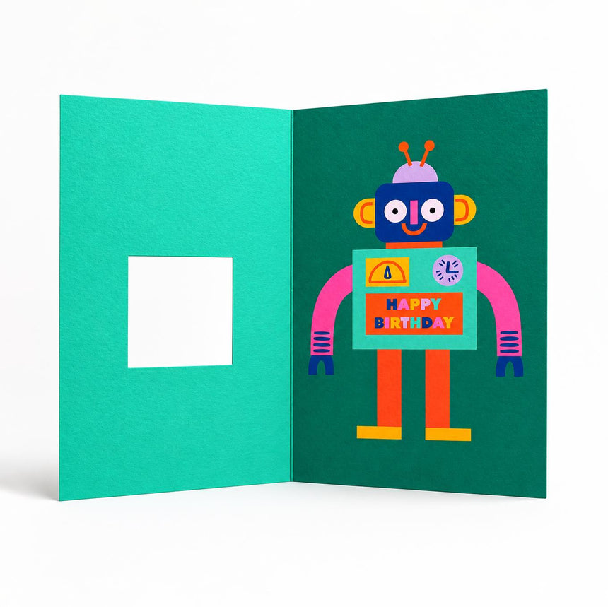 Rumble Cards - Robot die-cut card | Scout & Co