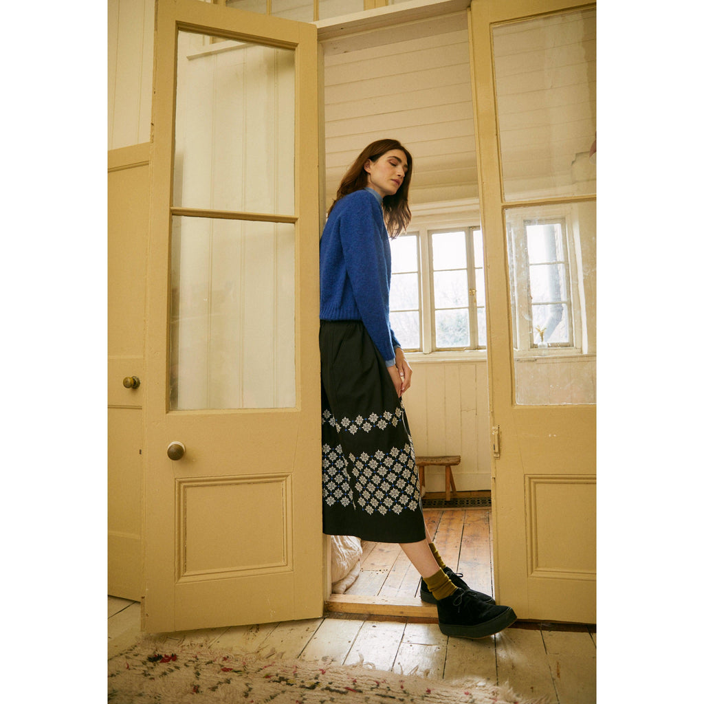 Sideline - Gaia embroidered skirt | Scout & Co