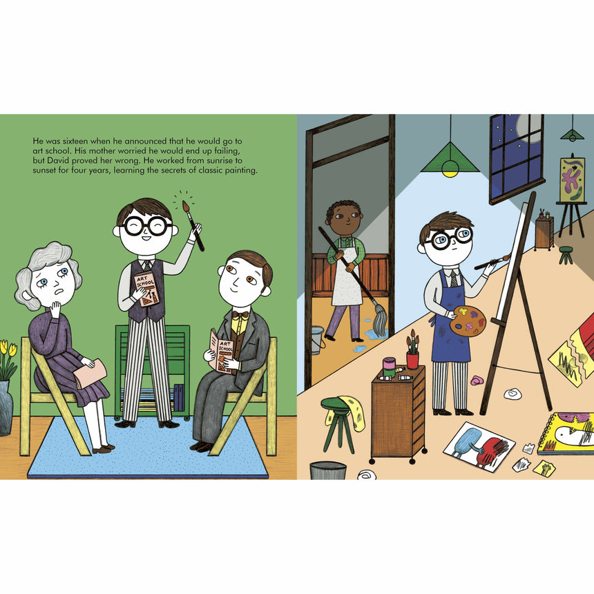 Little People, Big Dreams: David Hockney - Maria Isabel Sanchez Vegara | Scout & Co