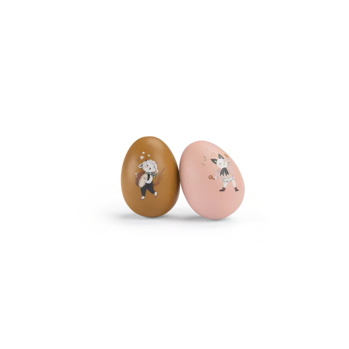 Moulin Roty - Après La Pluie musical egg maracas - set of 2 | Scout & Co