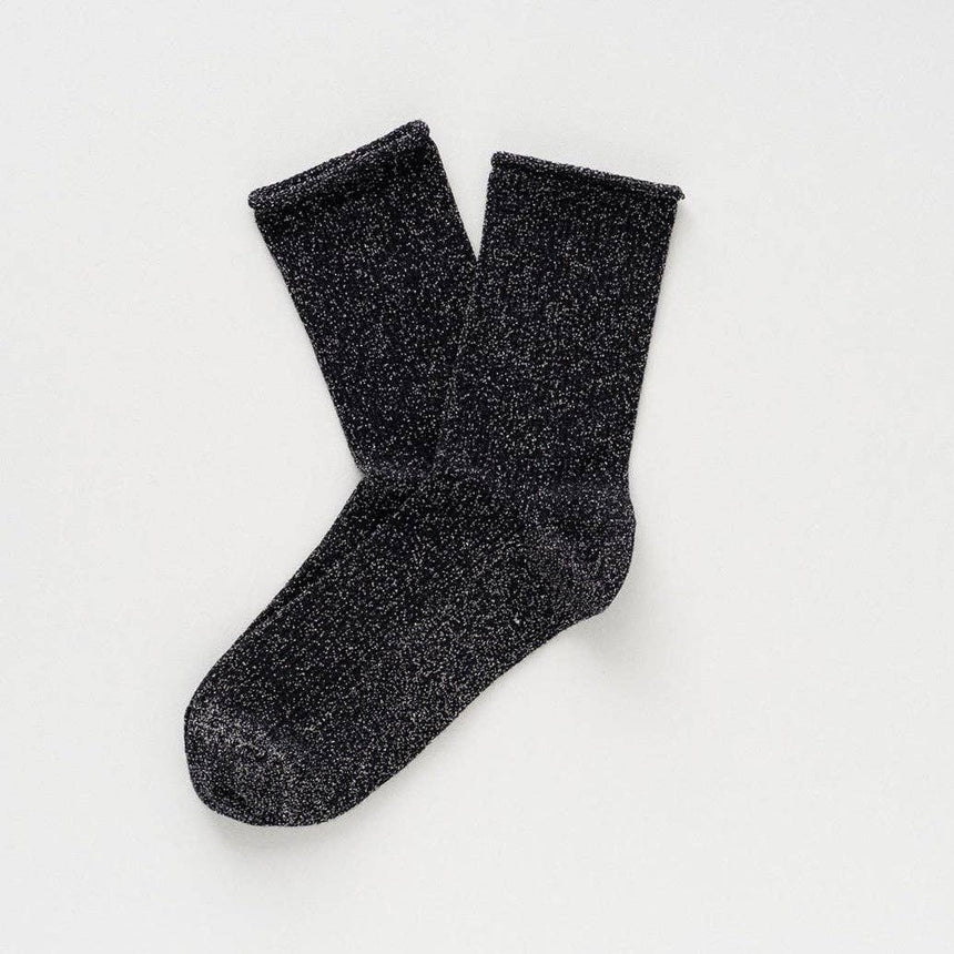 Klue - Glitter Lurex socks - Black | Scout & Co