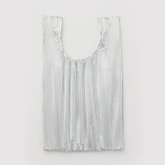 Baggu - Pleated Baggu bag - Chrome Metallic | Scout & Co