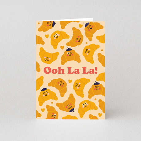Studio Boketto Ooh La La croissant card | Scout & Co