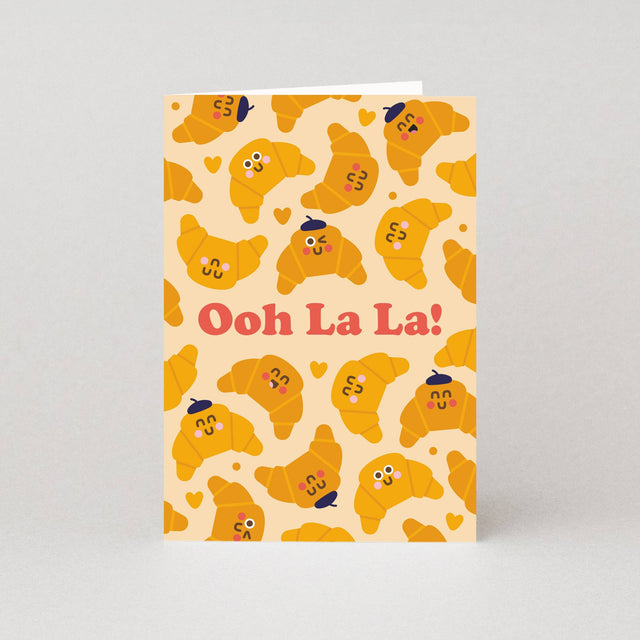 Studio Boketto Ooh La La croissant card | Scout & Co