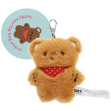 Rex - Fluffy keyring bag charm - Teddy bear | Scout & Co