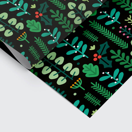 Studio Boketto - Botanical Christmas gift wrap | Scout & Co