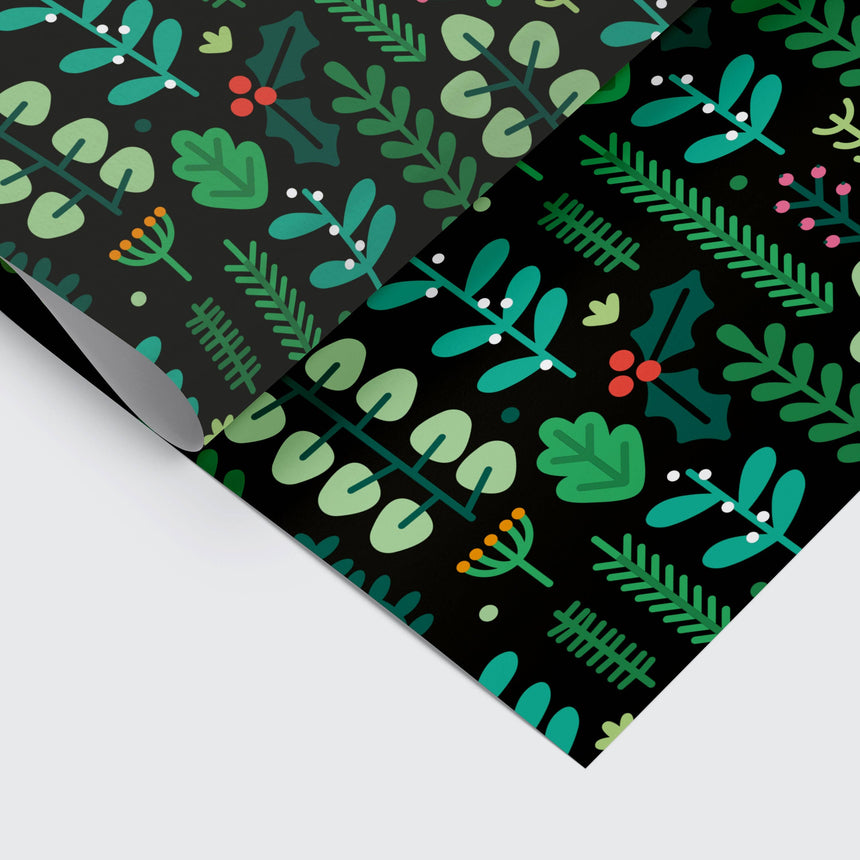 Studio Boketto - Botanical Christmas gift wrap | Scout & Co