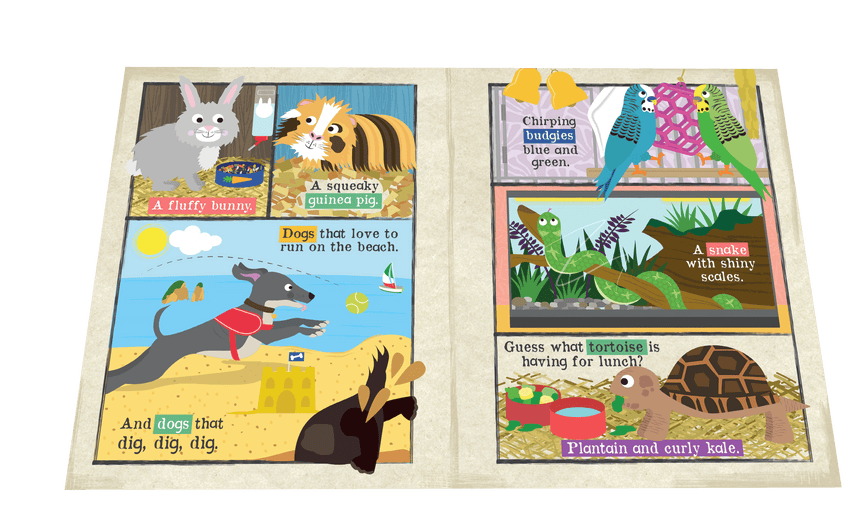 Jo & Nic's Crinkly Cloth Books - We Love Our Pets