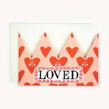 Hadley - Loved party hat card | Scout & Co