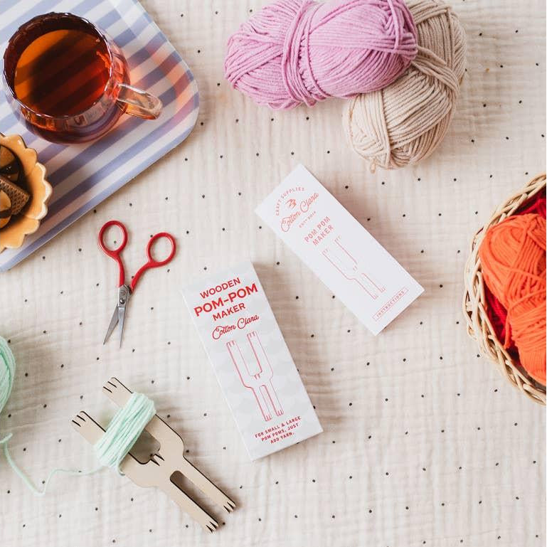 Cotton Clara - Wooden Pom Pom Maker | Scout & Co