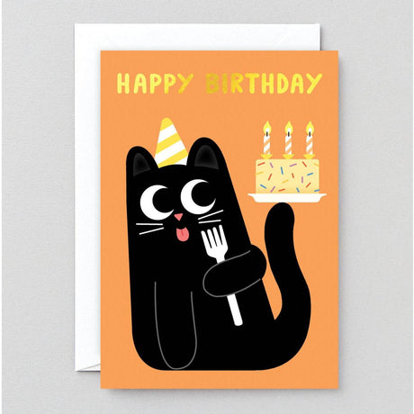 Wrap - Happy Birthday Cat Cake card | Scout & Co