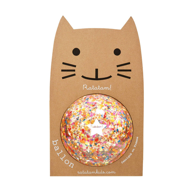 Ratatam! - Multicoloured confetti ball - 22cm | Scout & Co
