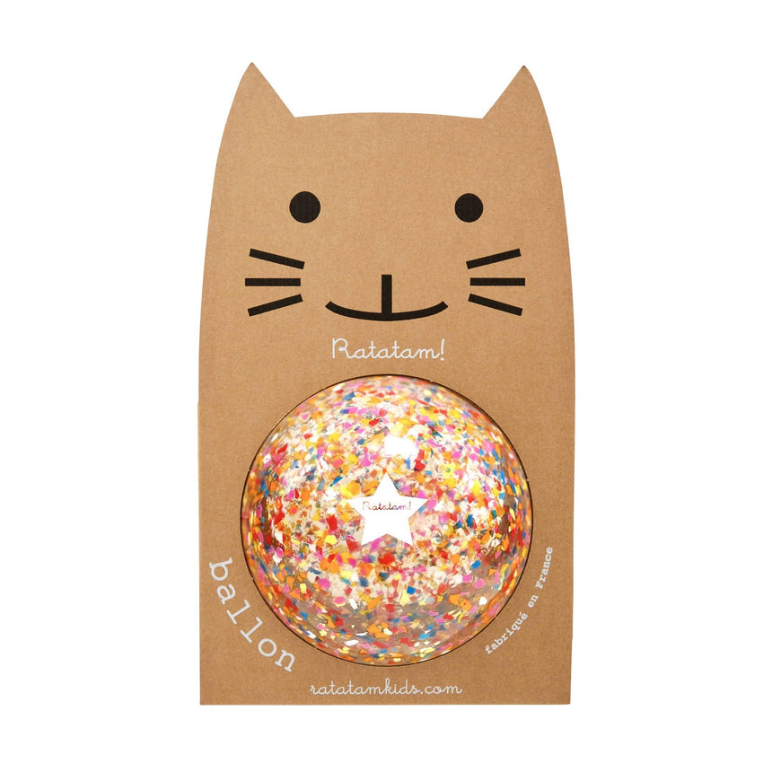 Ratatam! - Multicoloured confetti ball - 22cm | Scout & Co