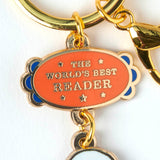 Magpie x Peanuts - World's Best Reader keyring | Scout & Co