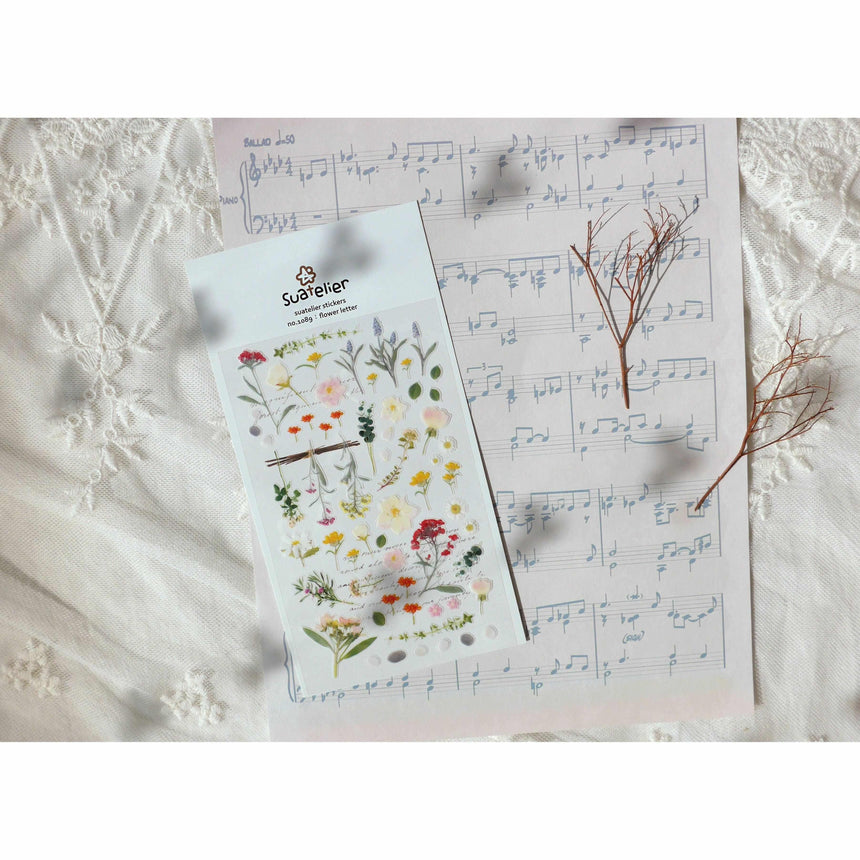 Suatelier Design - Flower Letter stickers | Scout & Co