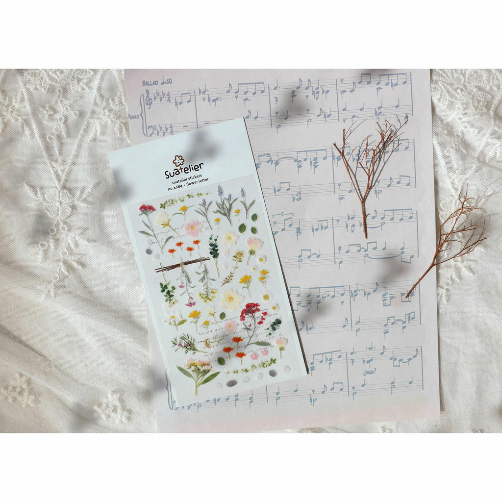Suatelier Design - Flower Letter stickers | Scout & Co
