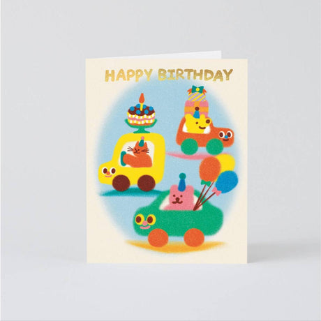 Wrap - Happy Birthday Cars card | Scout & Co