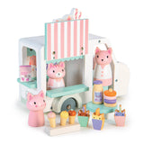Tender Leaf Toys - Kitty's Milkshake Van wooden play set | Scout & Co