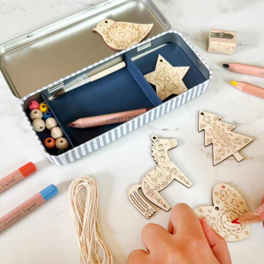 Cotton Twist - Folk Art Christmas Decoration Kit | Scout & Co