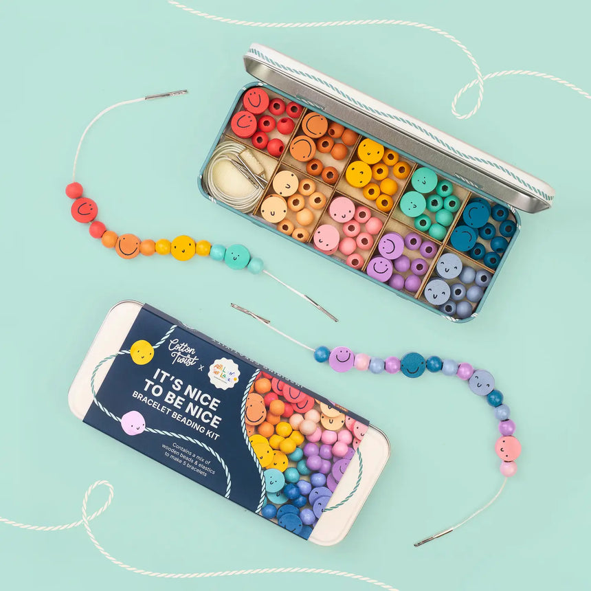 Cotton Twist - 'It's Nice To Be Nice' Bracelet Beading Kit