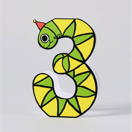Wrap - Snake 3rd birthday card | Scout & Co