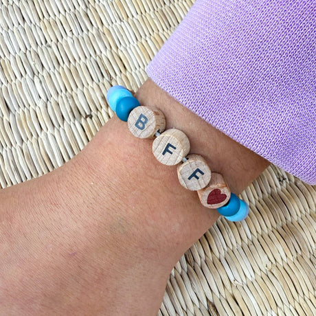 Cotton Twist - BFF beaded friendship bracelet kit tin: Blue | Scout & Co