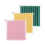 Sophie Home - Reusable Kids Washcloths - Pink Stripe | Scout & Co
