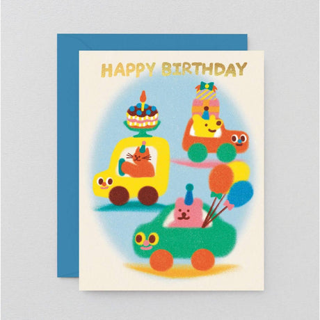 Wrap - Happy Birthday Cars card | Scout & Co