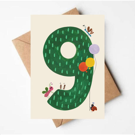 Daria Solak - 9th birthday card | Scout & Co