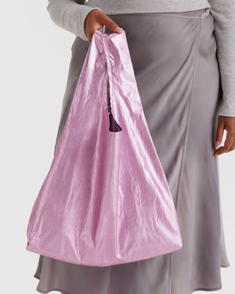 Baggu- Standard Baggu reusable bag - Blush Metallic