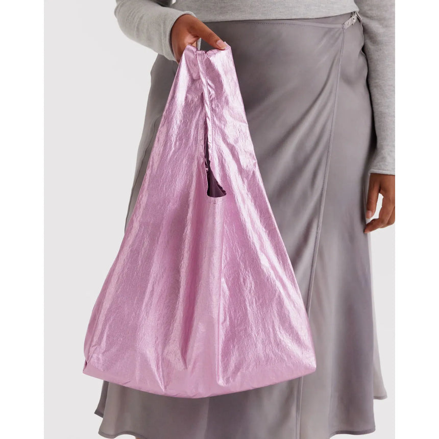 Baggu- Standard Baggu reusable bag - Blush Metallic