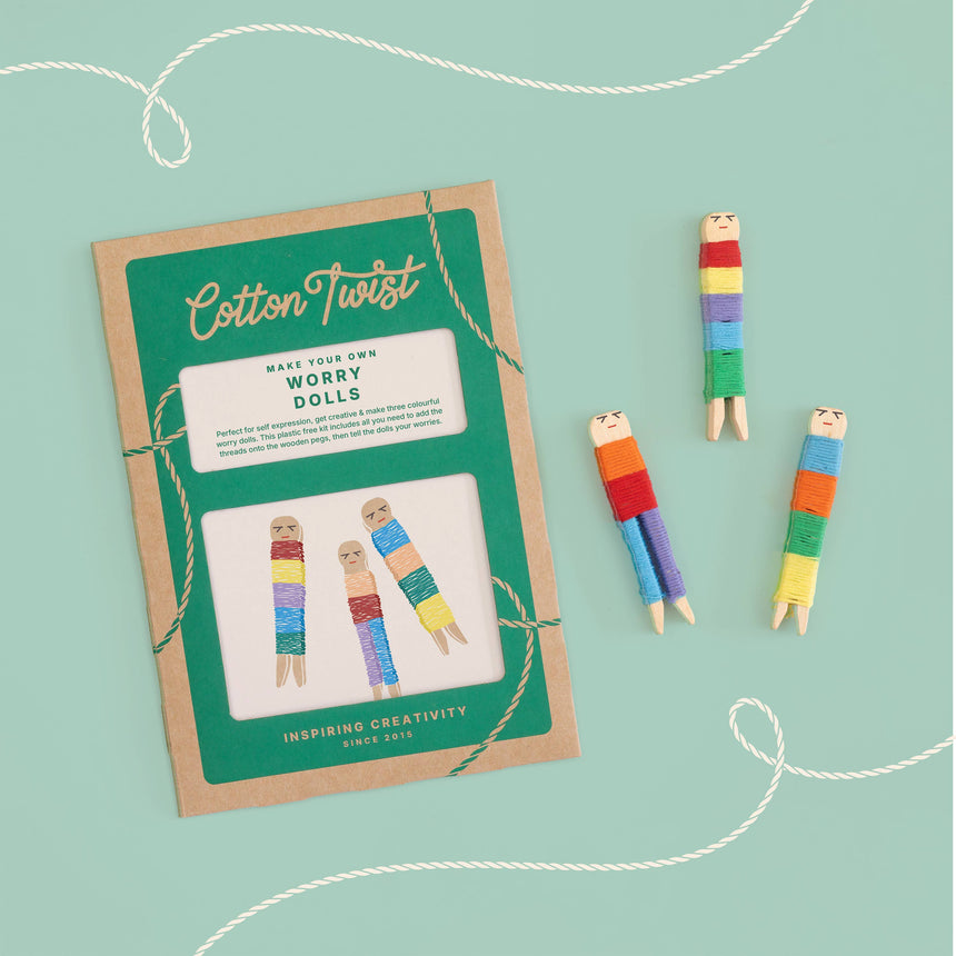 Cotton Twist - Make Your Own Worry Dolls craft kit | Scout & Co
