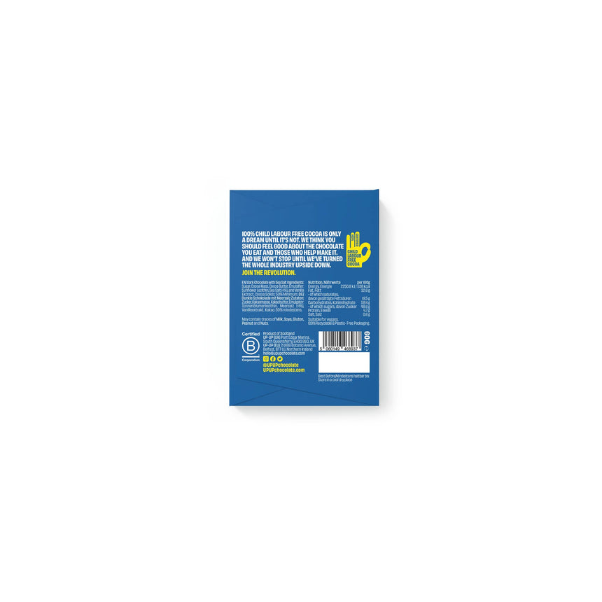 Up-Up - Sea Salt Dark Chocolate Bar - 60g | Scout & Co