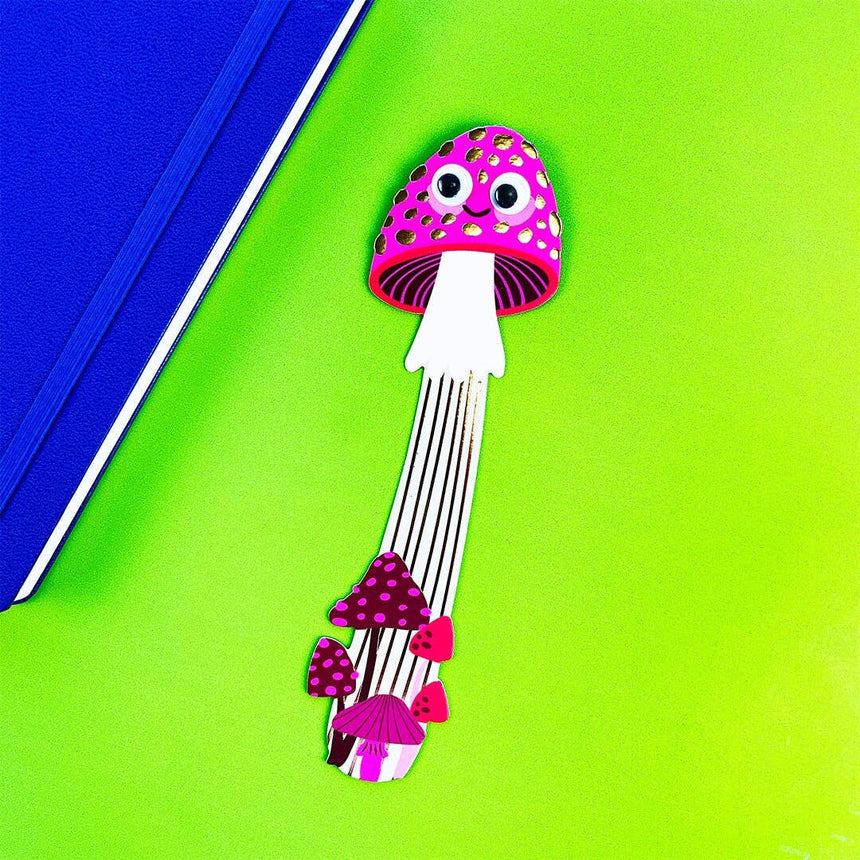 Pipsticks - Mushroom Majesty googly eyed bookmark | Scout & Co