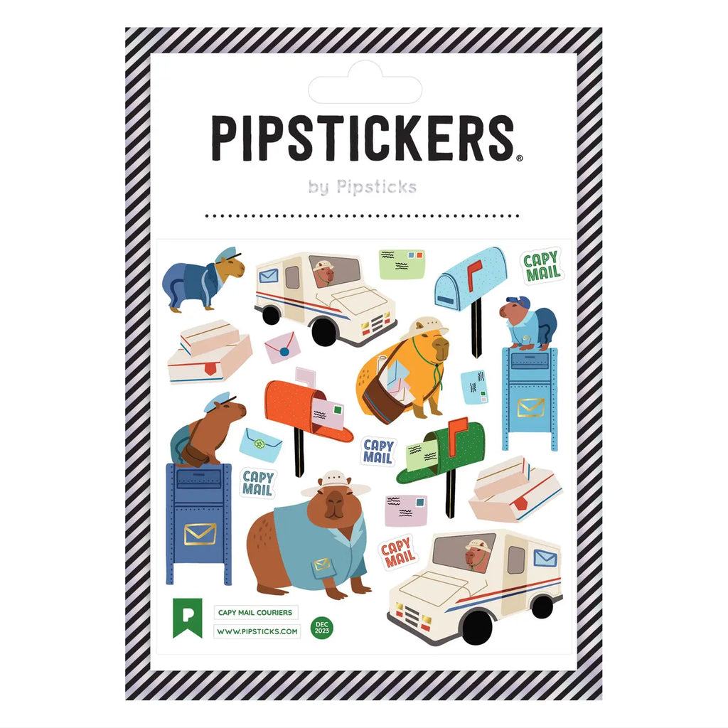 Pipsticks - Capy Mail Couriers sticker sheet | Scout & Co