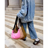 Baggu - Small Nylon Crescent bag - Azalea Pink | Scout & Co
