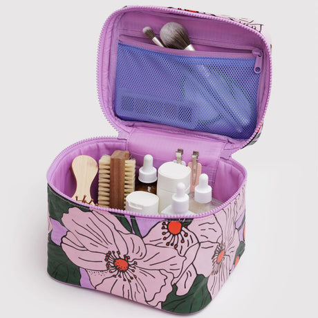 Baggu - Large cosmetics case - Pink Poppy | Scout & Co