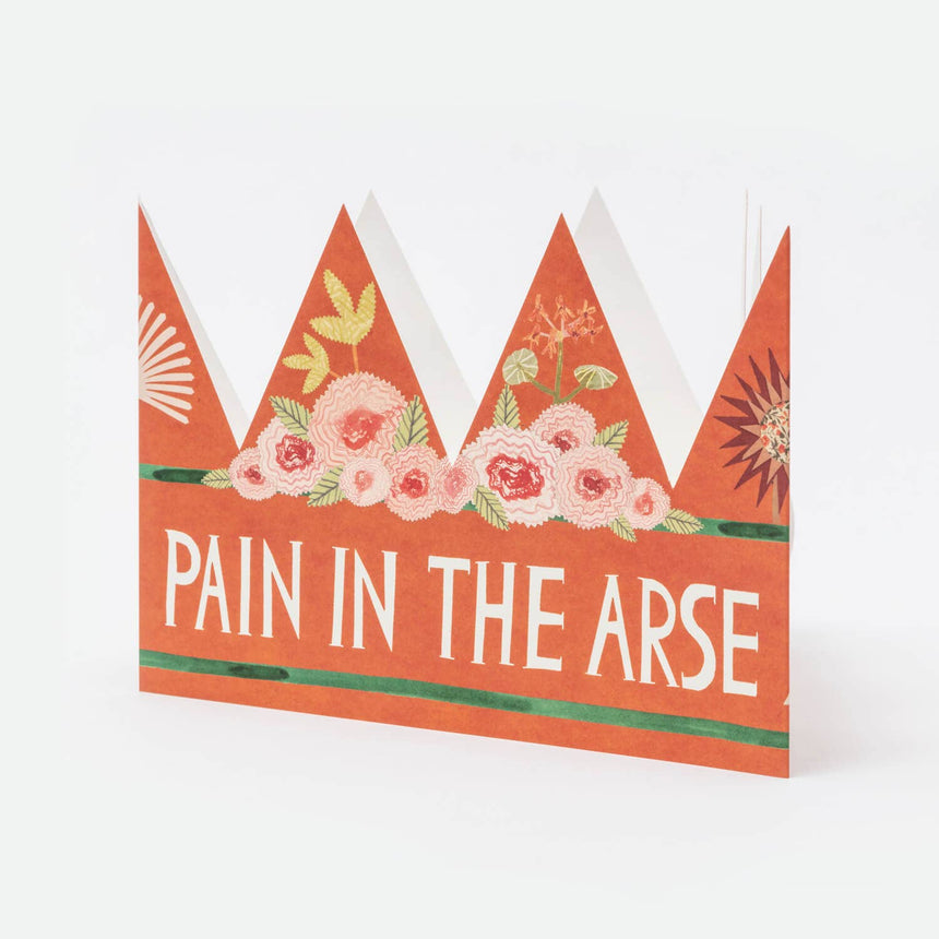 Hadley - Pain In The Arse party hat card | Scout & Co