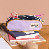 Hindbag - Malo Tricolour Pencil Case - Lilac | Scout & Co
