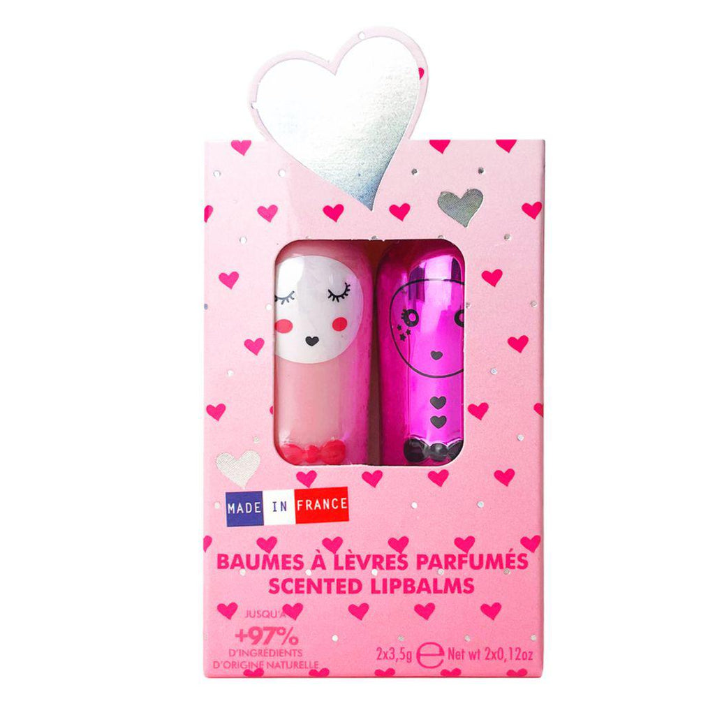 Inuwet - Bunny Lip Balm Duo - Love - Strawberry & Milkshake | Scout & Co