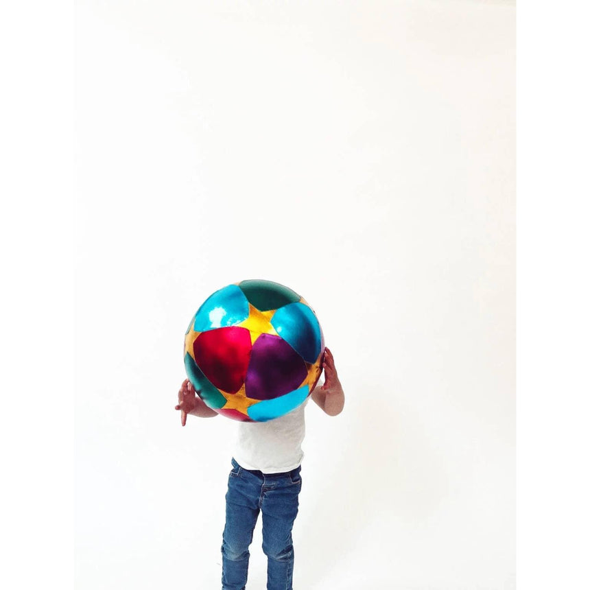 Ratatam! - Multicolour stars fabric play ball - 30cm | Scout & Co