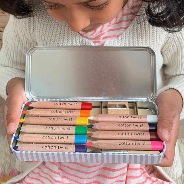 Cotton Twist - Jumbo Watercolour Pencils Tin | Scout & Co