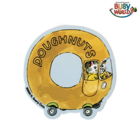3P4 x Richard Scarry - Doughnut Car sticker | Scout & Co