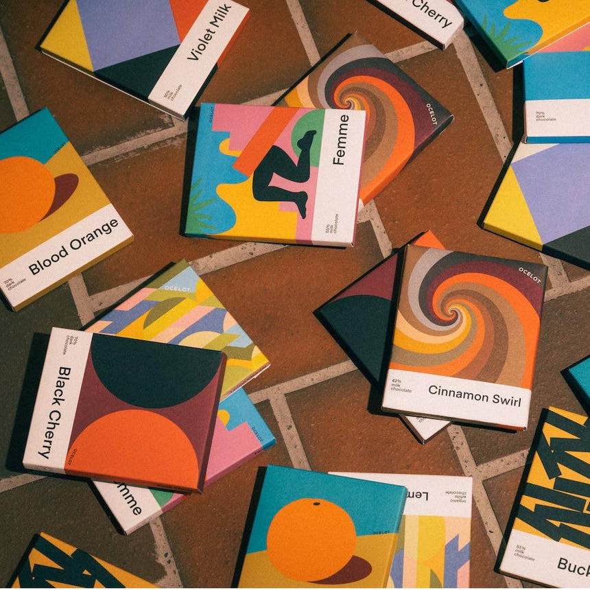 Ocelot - Femme 55% dark milk chocolate bar | Scout & Co