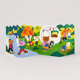 Studio Boketto - Outdoors Hiking concertina card | Scout & Co