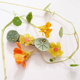 Winona Irene - Nasturtium jewelled French hair barrette | Scout & Co